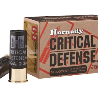 Real Hornady Critical Defense 12 Gauge Buckshot Ammo 2-3/4″