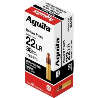 Aguila Super Extra High Velocity 22LR Ammo 38 Grain Plated Hollow Point - Best Price