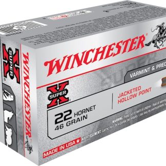Winchester Super X 22 Hornet Ammo 46 Grain Jacketed Hollow Point 200 rounds - Best Price