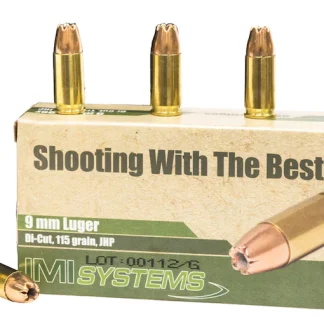 Real IMI 9mm Luger Ammo 115 Grain Jacketed Hollow Point