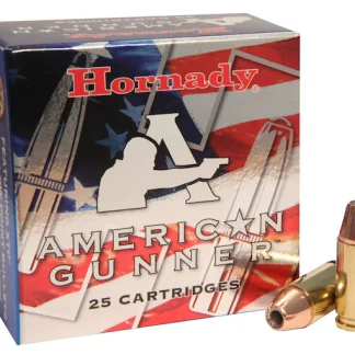 Real Hornady American Gunner 9mm Luger +P Ammo 124 Grain Hornady XTP Jacketed Hollow Point 500 rounds